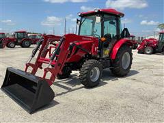 2023 Mahindra 2660 HST CAB Compact Utility Tractor W/Loader 