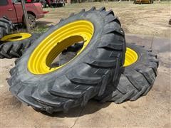 John Deere 520/85R46 Rear Tires & Rims 