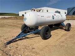 Trinity 1000-Gal Anhydrous Nurse Tank On Running Gear 