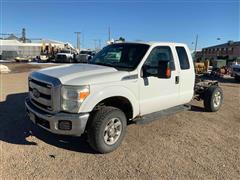 2013 Ford F250 Super Duty 4x4 Extended Cab & Chassis 
