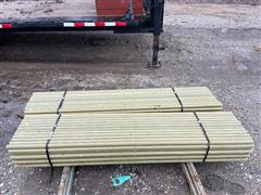 1-1/4" X 6' Long High Tensile Electric Fence Posts 