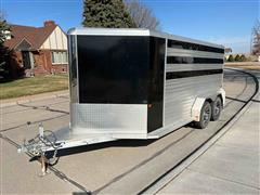 2017 Frontier 17’ T/A Enclosed Show Trailer 