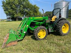 2009 John Deere 5085M MFWD Tractor W/Loader 