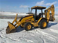 2005 Caterpillar 416D 4x4 Loader Backhoe W/Extendahoe 