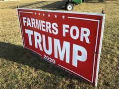 Farmers For Trump Sign 