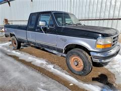 1996 Ford F250 4x4 Extended Cab Diesel Pickup 