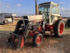 1974 Case Agri King 1070 2WD Tractor W/Loader 