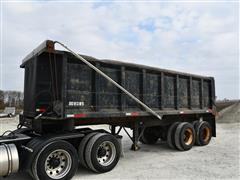 1973 Bobko 24' T/A End Dump Trailer 