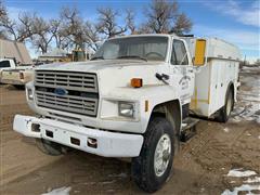 1986 Ford F8000 S/A Service Truck 
