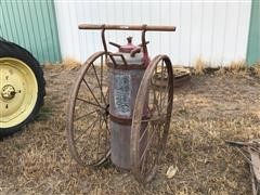 American LaFrance Antique Fire Tank Foamite 