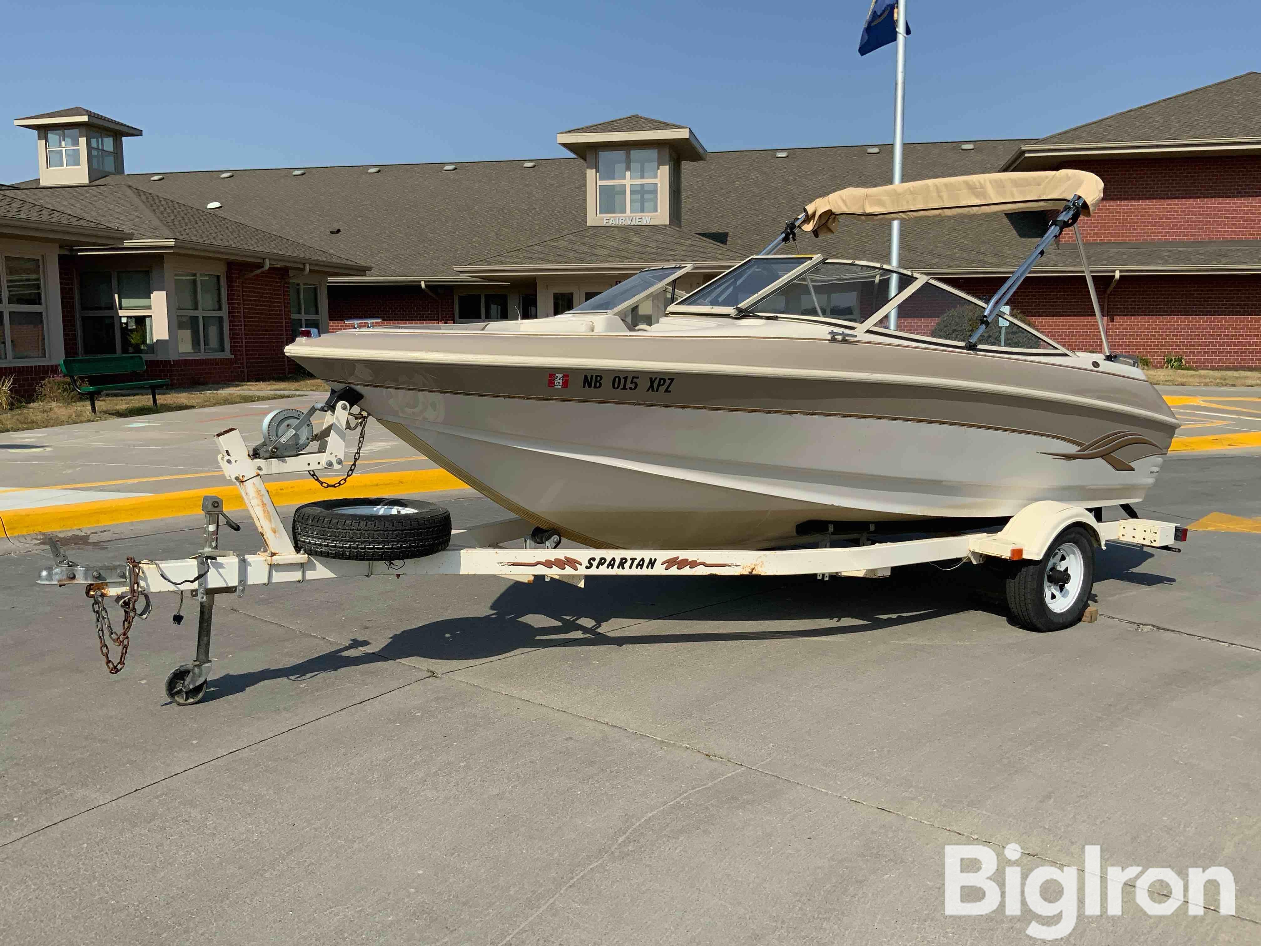 1997 Larson Flyer 176 BR 16' 9" Inboard Boat, Motor & Trailer 