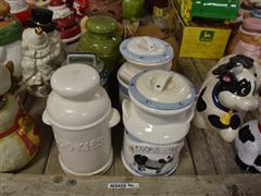 Large Quantity Of Cookie Jars 