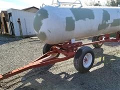 1000 Gallon Ammonia Tank W/cart 