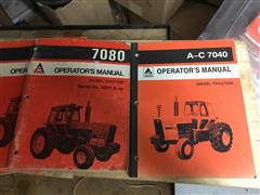 Allis-Chalmers 7040, 7080, 8010/8030 Operator's Manuals 