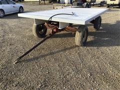 Fiberglass Flatbed Wagon W/Hoist 