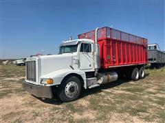 1991 Peterbilt 377 T/A Silage Truck 