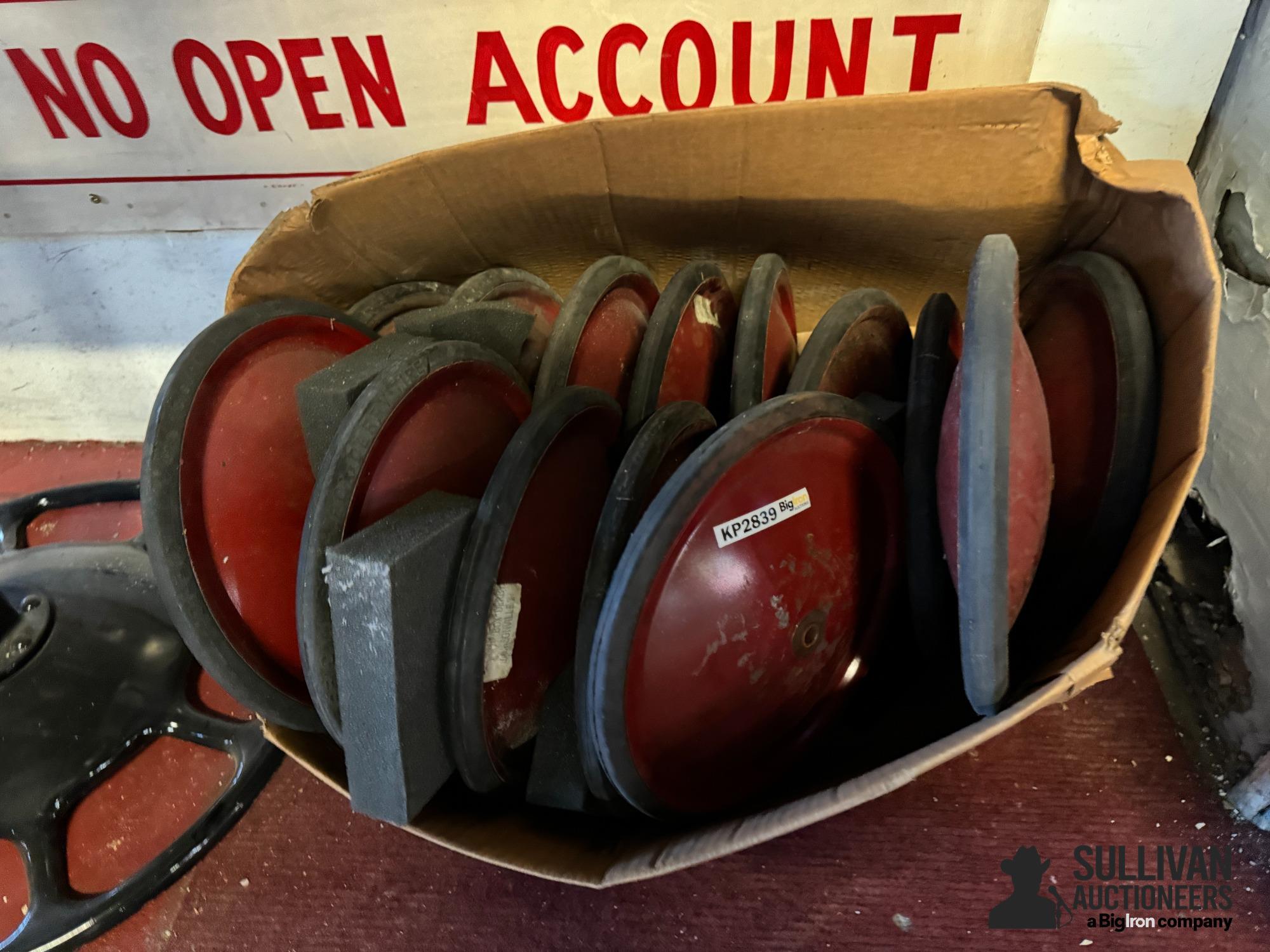 Box Of Vintage Derby Car Wheels 