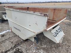 Towable Steel Hopper Dump Bin 