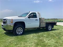 2012 Chevrolet Silverado 3500HD 4x4 Flatbed Pickup 