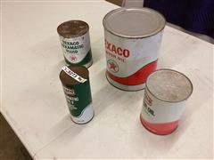 Texaco Oil Cans 