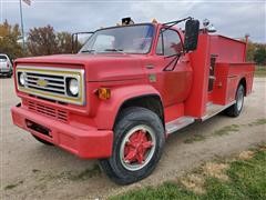 1979 Chevrolet C70 S/A Tanker Fire Truck 