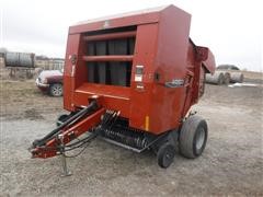 2008 AGCO Hesston 5556 5' X 6' Net Wrap Round Baler 