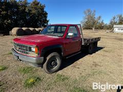 1991 Chevrolet 2500 4x4 Flatbed Pickup 