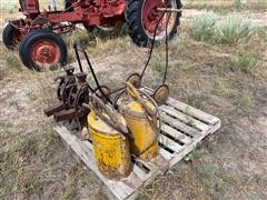 Track Grease Pumps, Railroad Jacks, Baby Carriage 