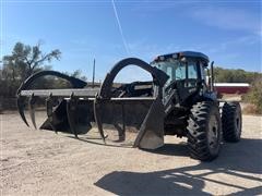 2004 New Holland TV145 Bi-Directional 4WD Tractor W/Loader 