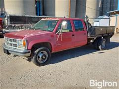 1994 Chevrolet 3500 4x4 Crew Cab Dually Service Pickup 