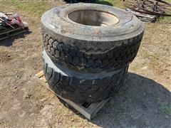 Dynatrac 445/65R22.5 Tires & Rims 