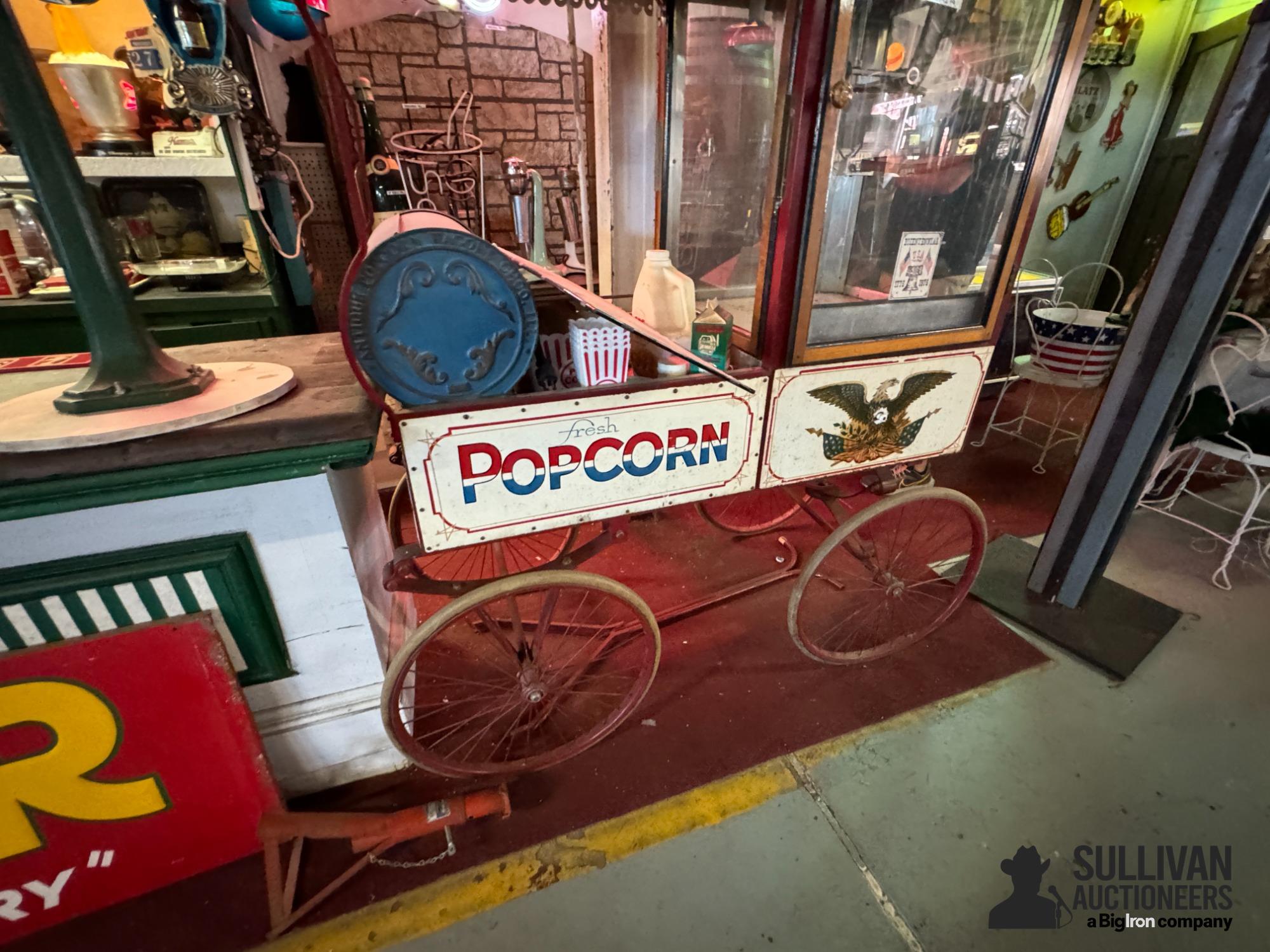 Mobile Popcorn Maker W/vintage Look 