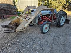 1951 Ford 8N 2WD Tractor W/Loader & Blade 