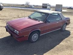 1985 Chevrolet Cavalier 2-Door Convertible 