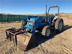 1991 Ford 2120 MFWD Compact Utility Tractor W/Loader 