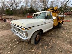 Mobile Drill B40 Explorer Soil Test Drill Mounted On 1977 Ford F350 