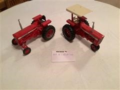 Farmall 756 Wide Front & Narrow Front With Canopy 1/16th Scale Model Tractors 