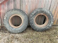 Mounted 10.00-20 Truck Tires 