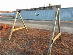 Wooden Swing Set Frame 