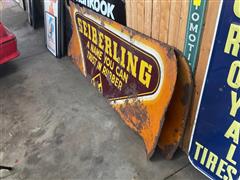 Seiberling Rubber Metal Signs 