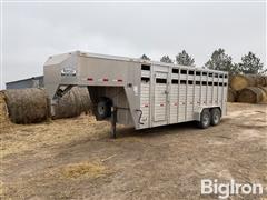 2013 DuraLite ALT20 T/A Gooseneck Stock Trailer 