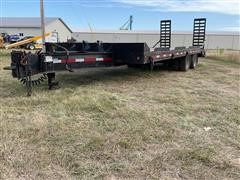 2001 Eager Beaver 24’ T/A Dually Flatbed Trailer 