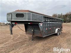 1998 Titan 6’8”x20 T/A Gooseneck Livestock Trailer 