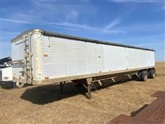 1996 Timpte 46' Super Hopper T/A Spread Axle Grain Trailer 