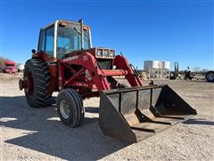 1978 International 1586 2WD Tractor W/Loader 