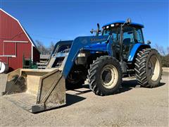 2006 New Holland TM155 MFWD Tractor W/Loader 