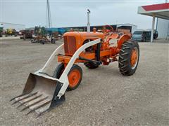 1954 Allis-Chalmers WD-45 2WD Tractor W/Kelly Loader 