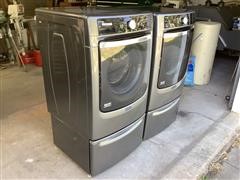 Maytag Maxima Front Load Washer & Dryer 