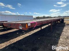 1989 Fruehauf T/A Flatbed Trailer 