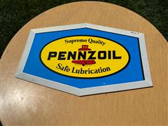 Pennzoil Vintage Sign 